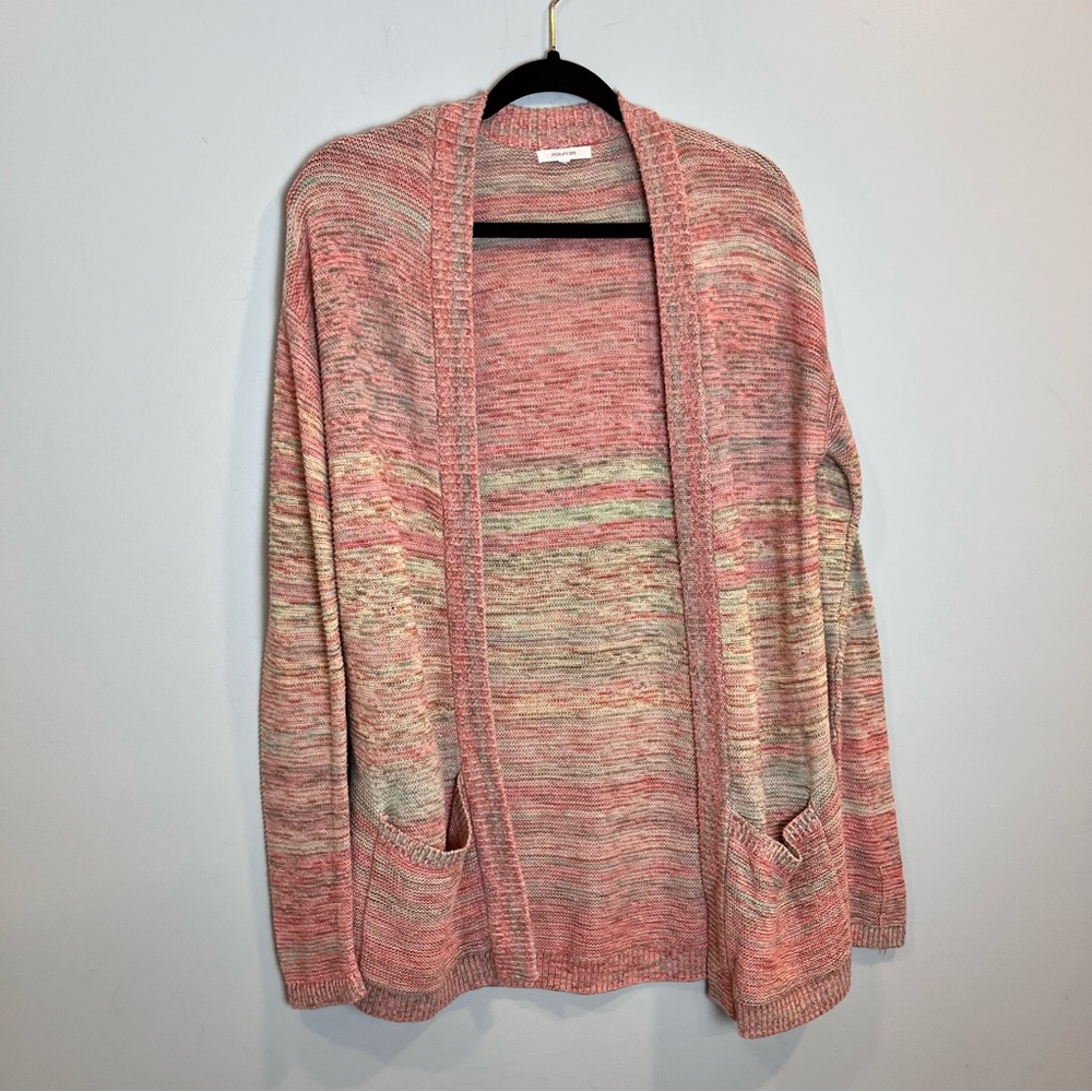 Maurices Women’s Cardigan Sweater Top Medium Open Front Long Sleeve Pockets